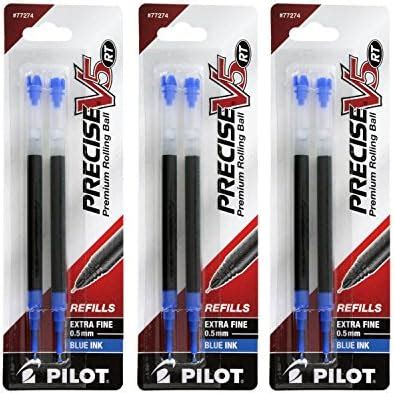 Pilot V5 Cartridge System Liquid Ink Rollerball, 0.5 mm Tip Single Pen ...