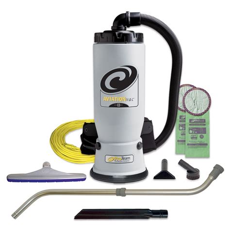ProTeam Backpack Vacuum Cleaners 6 Quart AviationVac Commercial Vacuum ...