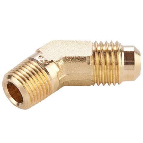 Parker Hannifin 159F-10-6-pk5 Forged Elbow, Brass, 45 Degree, 45 Degree ...
