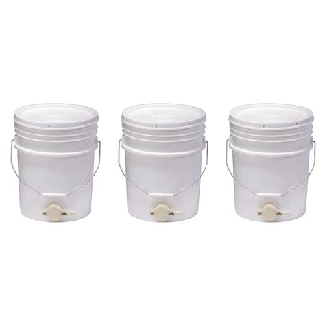 Buy Little Giant 5 Gallon BKT5 Plastic Honey Extractor Bucket with ...