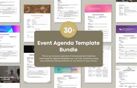 Gala Event Agenda Template in Word, PDF, Google Docs - Download ...