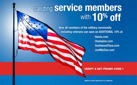 Hanes Military Discount – 10% Off - Military Veterans Discounts