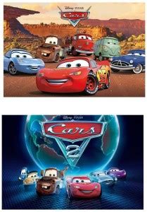 Cartoon Car Sticker Poster Combo|Cars Toons|Poster for Room/Dorms ...
