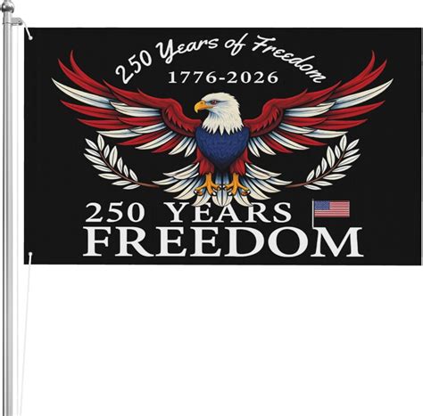 Amazon.com : 2026 American Patriotic 250 Years of Freedom Flag 4x6 4th of July American ...