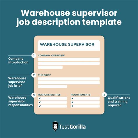How to write a warehouse supervisor job description - TG