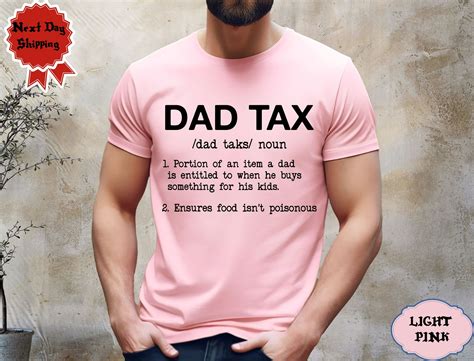 Funny Dad Tax Shirt,dad Father Birthday Gift,fathers Day Tee Shirt ...