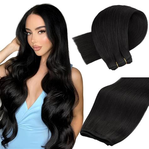 Amazon.com : MAXITA 16 Inch Sew-in Weft Hair Extensions – 80g Real ...
