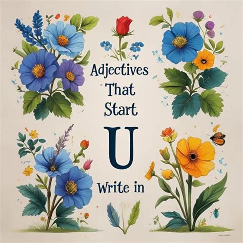 299+ Adjectives That Start With U: | Updated 2025