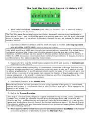 Image result for Crash Course Cold War