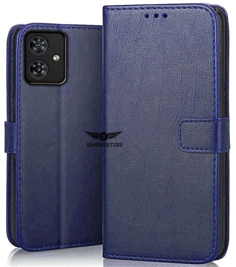 SHINESTAR Motorola G54 5G Flip Back Cover | PU Leather Flip Cover ...