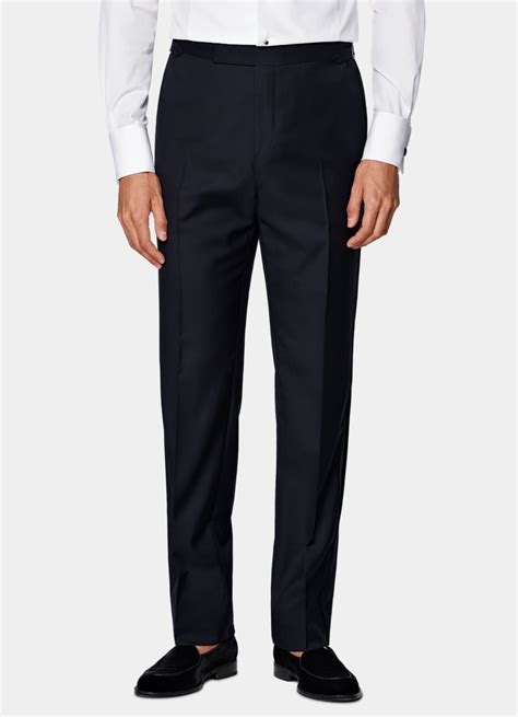 Navy Tailored Fit Havana Tuxedo in Pure S110's Wool | SUITSUPPLY