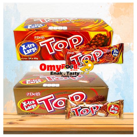 38g x 24pcs Delfi Top X-tra Large [Chocolate / Triple Chocolate][OmyFood] | Shopee Malaysia