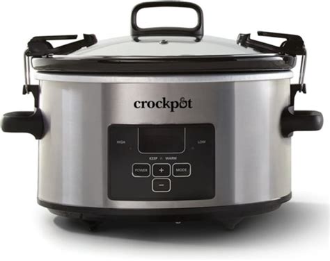 Amazon.com: Crock-Pot 4 Quart Travel Proof Cook and Carry Programmable ...