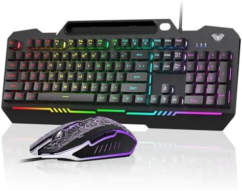 Amazon.in: Buy AULA T102 Gaming Keyboard and Mouse Combo | RGB Backlit ...