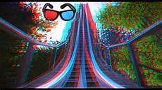 3d Picture by 3d Roller Coaster 3d Anaglyph Cyan Hd 1080p 3d Picture