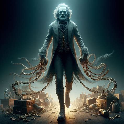 The Ghost of Jacob Marley from "A Christmas Carol" - AI Generated ...