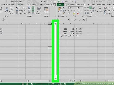 How to Compare Data in Excel Cells 的图像结果