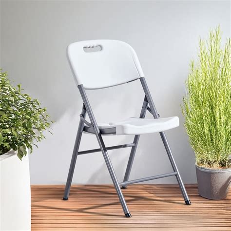 Buy Helios Dusk Outdoor Folding Chair - Grey from Helios by Home Centre ...