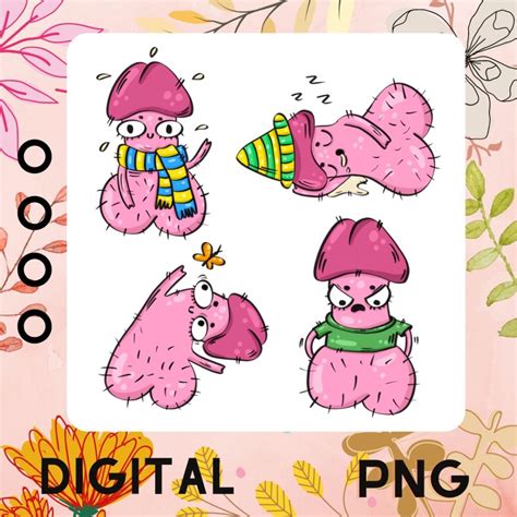 Cute penis, funny penis,Penis With Face Clip art, Dick Stickers, Dick ...