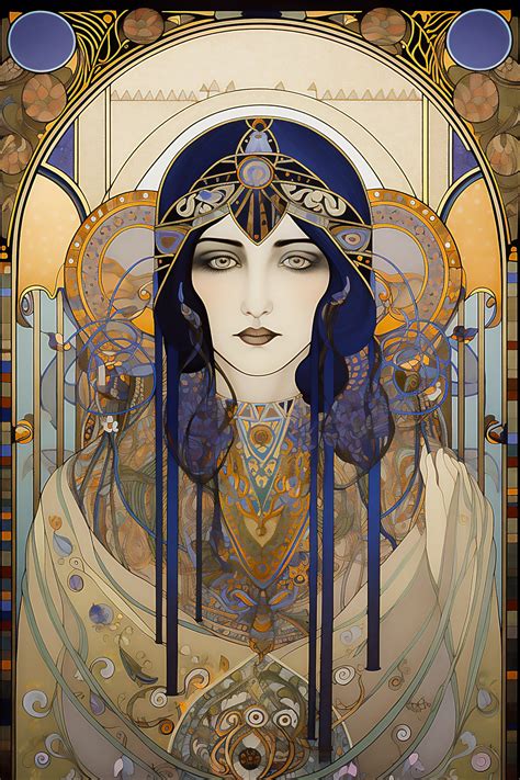 Feminine Divine Art | Art Deco Print | Modern Art Nouveau | Art Nouveau ...