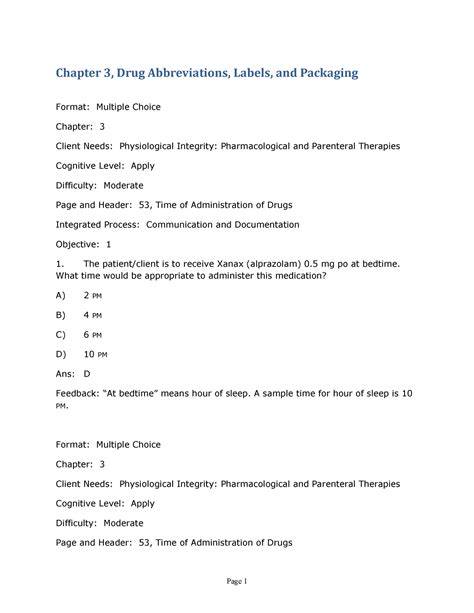 TB Chapter 03 - this will assist with learning - Chapter 3, Drug ...