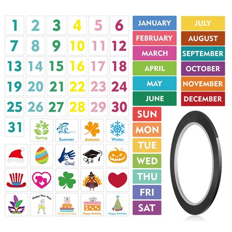 Diy Magnetic Calendar