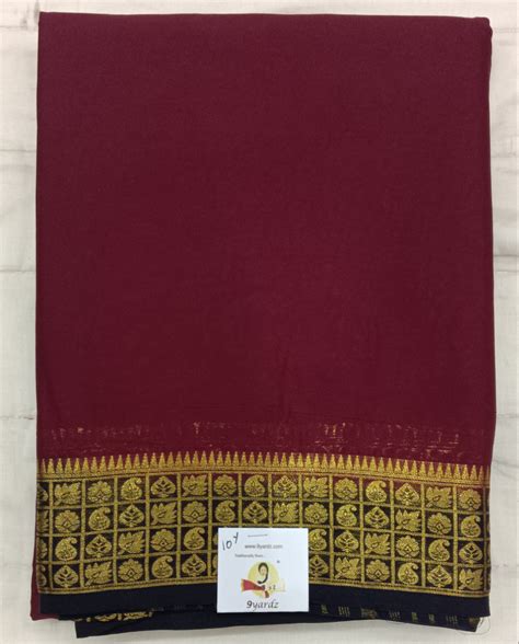 Mysore crepe silk (synthetic) – 9yardz