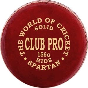 Spartan Club Pro Cricket Leather Ball - Buy Spartan Club Pro Cricket ...