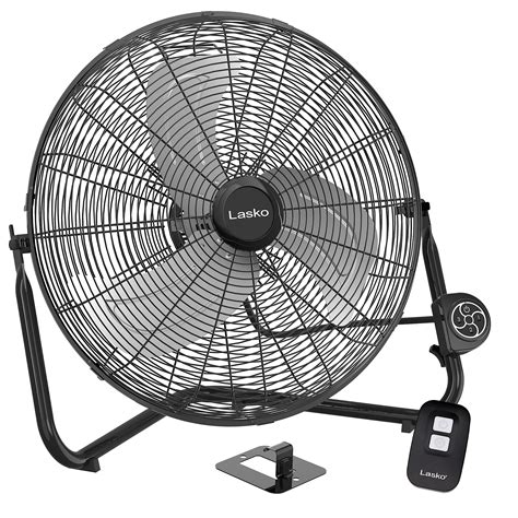 Lasko Metal Commercial Grade Electric Plug-In High Velocity Floor Fan ...