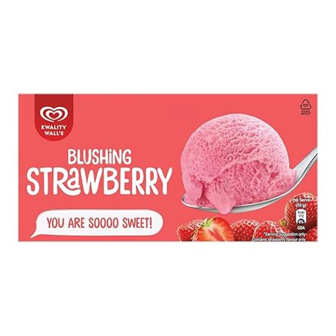 Kwality Wall's Party Pack Strawberry, 700 ml : Amazon.in: Grocery ...