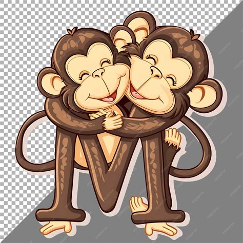 Premium PSD | Animal with m alphabet on transparent background ai generated