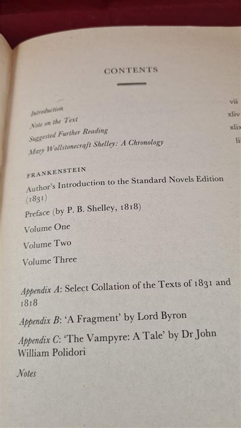 Mary Shelley - Frankenstein, Penguin Classics, 1992 – Richard Dalby's ...