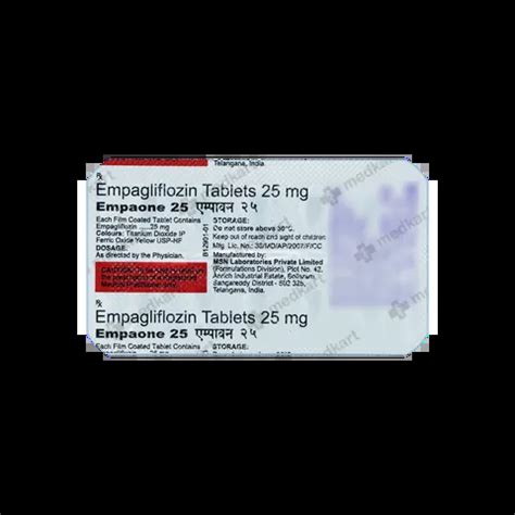 Empaone 25MG Tablet 10's: Uses, Price & Substitute | Medkart