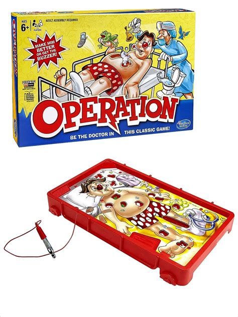 Hasbro Classic Operation Game | Board games for kids, Operation game ...