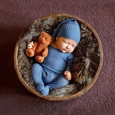 Newborn Baby Boy Photography Props