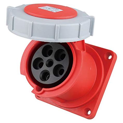 Industrial Panel Mounting Socket (PS05S) - 63 Amp Socket, 415V, 6h ...