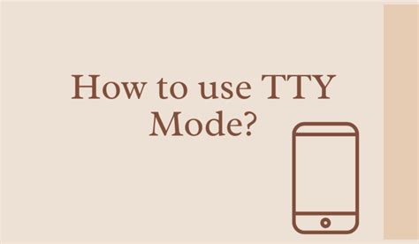Image result for How to Use Tty