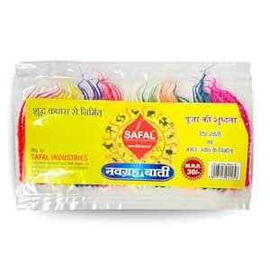 SAFAL Navgrah Twisted Long Cotton Wicks – 540 Pcs (Pack of 12 ...