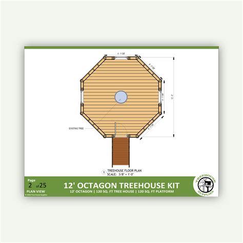 Image result for Tree House Octagonal Building