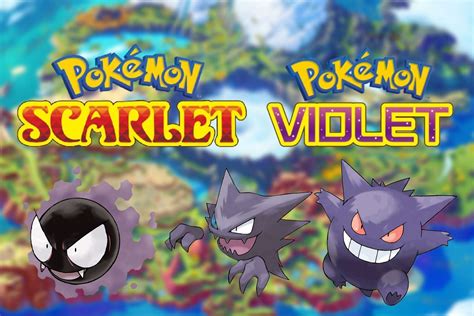 Pokemon Scarlet and Violet: Where to find Gastly, Haunter, and Gengar