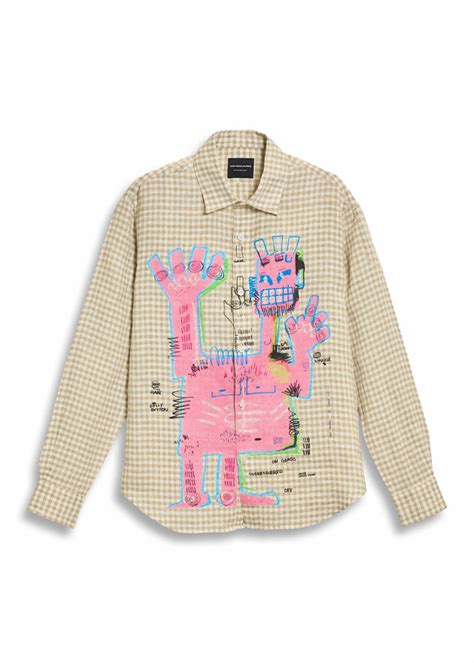 PINK MAN BROWN CHECKERED LINEN SHIRT [UNISEX] – JAYWALKING