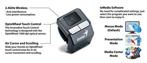 Tech Center: Genius wireless Ring Mouse takes mouse design to a new level