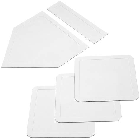 GoSports Baseball & Softball 5 Piece Base Set | Rubber Field Bases for ...