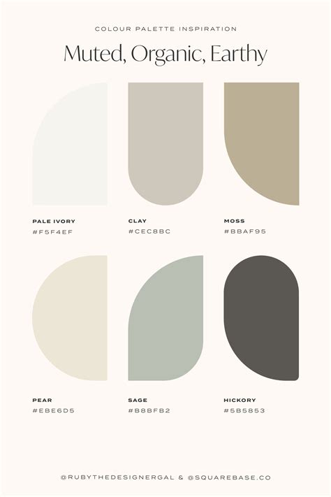 Five Muted & Sophisticated Colour Palettes for Your Brand and Website ...