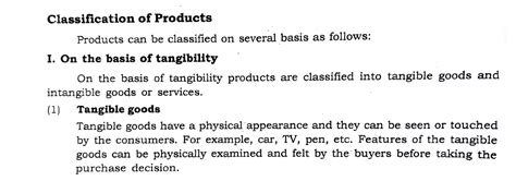 Classification of products - ####### Classification of Products ...