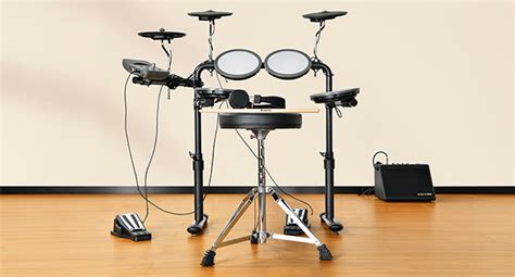 Donner DED-70 Electric Drum Set, Electric Drums with 4 Quiet Mesh Drum ...