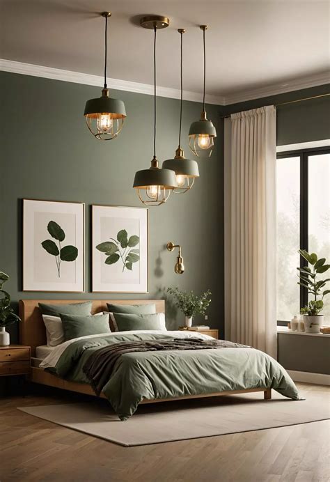 25 Gorgeous Sage Green & Cream Bedroom Ideas You'll Love 19 | Green ...