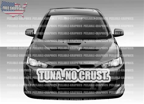 Tuna no crust For Paul Walker Fast and furious car window sticker decal ...