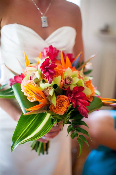 Hibiscus Wedding Bouquet