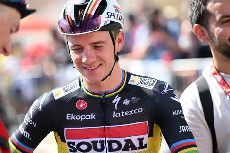 Remco Evenepoel's beautiful birthday greeting to his wife: "I'm very ...